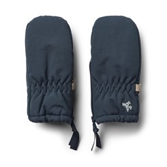 Wheat Mittens tech m/zipper  - Dark blue